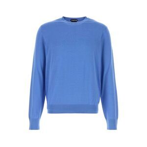 Tom Ford Men Cerulean Silk Sweater